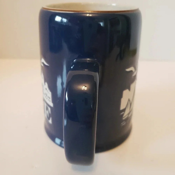 Vtg Baltimore Blue  Ceramic Gloss Glazed Coffee Mug. - Picture 3 of 9